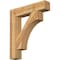 Ekena Millwork Westlake Block Rough Sawn Bracket, Western Red Cedar, 6"W x 32"D x 36"H BKT06X32X36WTL05RWR - alternate 1